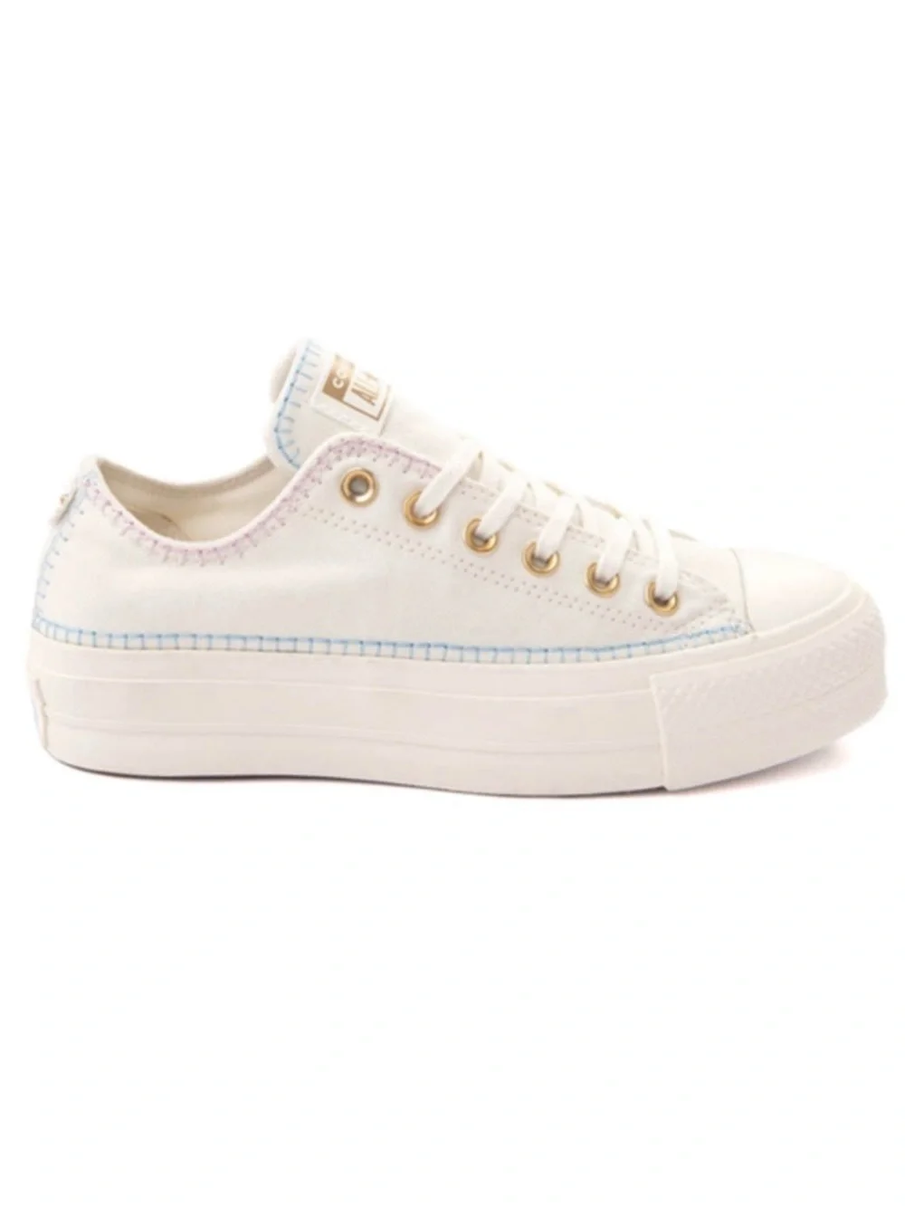 Chuck Taylor All Star Lift Stitch Sitch Low Egret/Sky Women’s size 8 NEW!!!